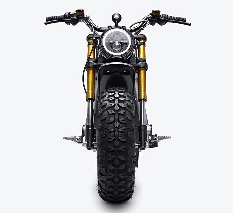 Volcon Grunt, vista frontal