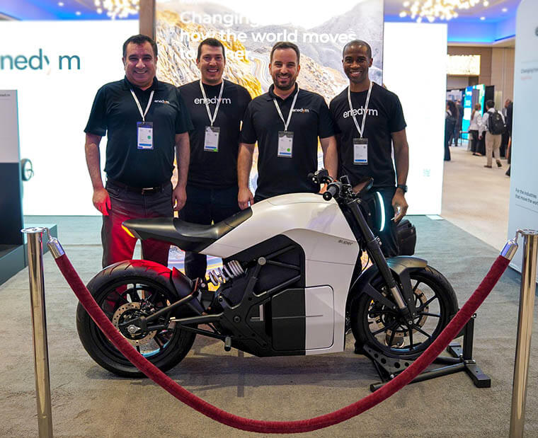 Stand de Auper Motorcycles en la feria iTEC/EATS 2022