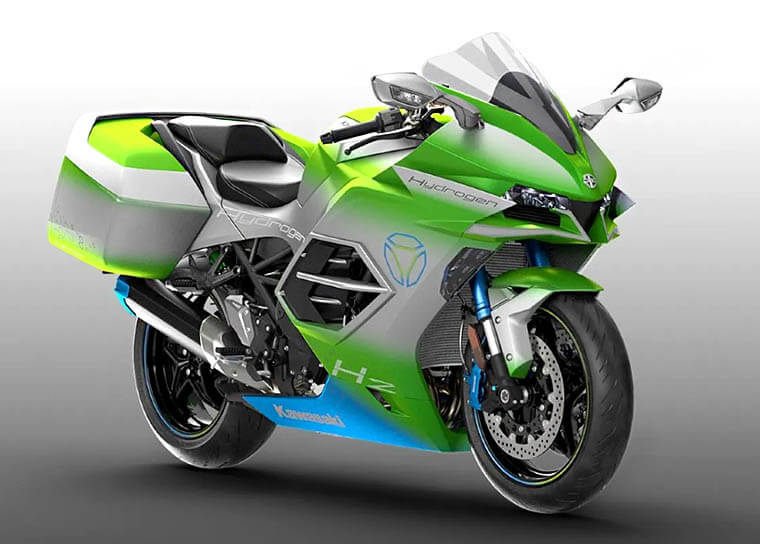 Kawasaki H2 con motor de combustión de hidrógeno