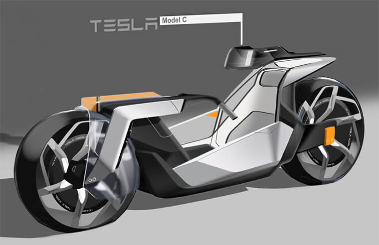 Moto Tesla Model C